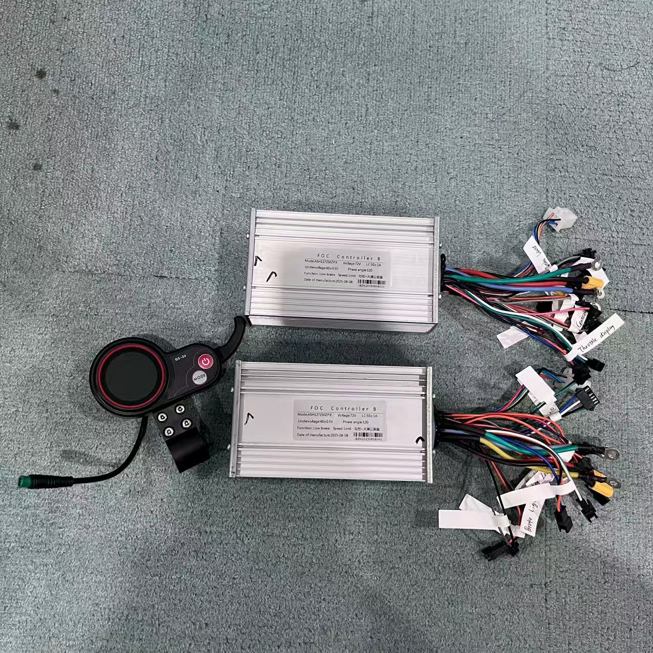 72V 45A Dual Controller - 72V 50A JB Jingbo Elektroroller FOC