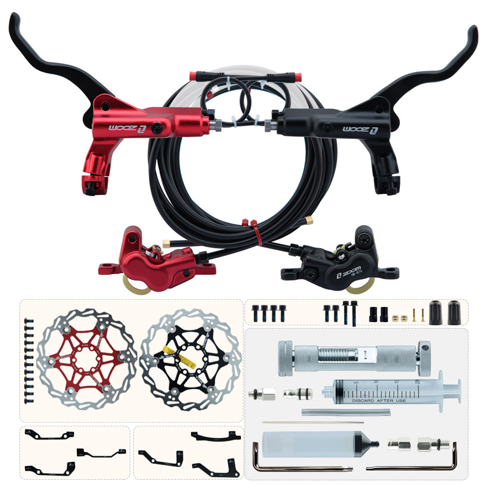 Zoom Hydraulic Brake 4 Piston E-Scooter - Zoom HB-876E 4-Kolben-Scheibe hydraulische Bremse Elektro