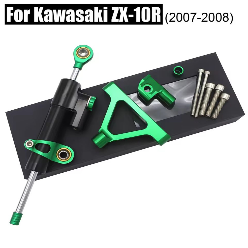 Steering Damper Stabilizer Kit Cnc - Für Kawasaki ZX10R 04-05 Racing Motorrad