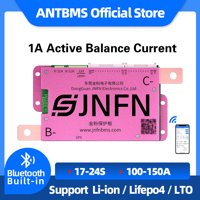 Smart Bms 20S 72V 150A Bluetooth - ANT BMS 1A Active Balance Lithium-Batterie-Schutzplatine