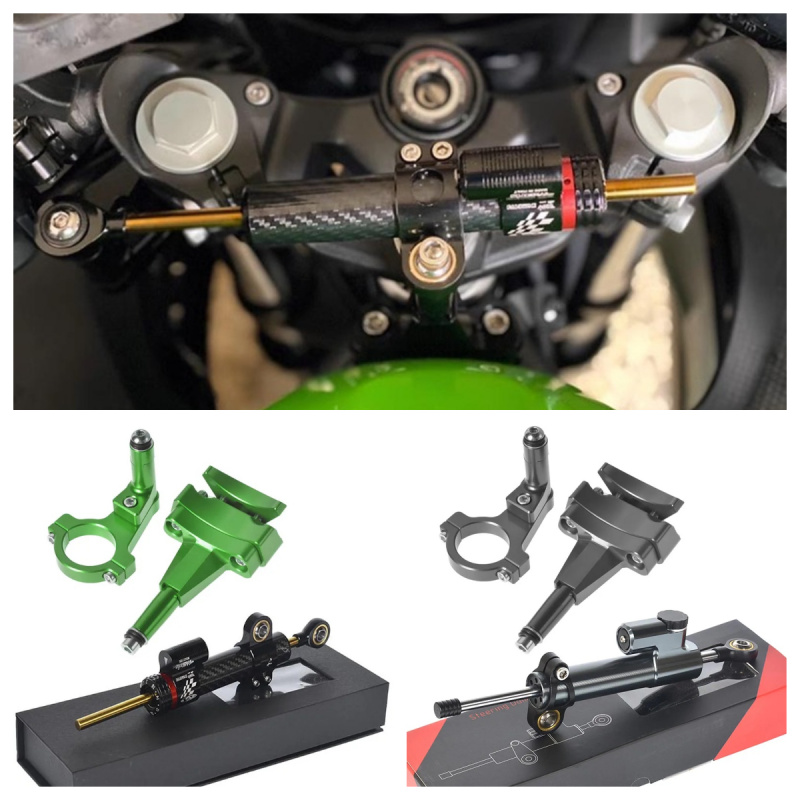 Für Kawasaki 500 2024 – Motorr – Steering Damper Stabilizer Kit Cnc Bewertung und Preis