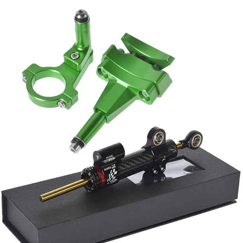 Für Kawasaki 500 2024 – Motorr – Steering Damper Stabilizer Kit Cnc Bewertung und Preis