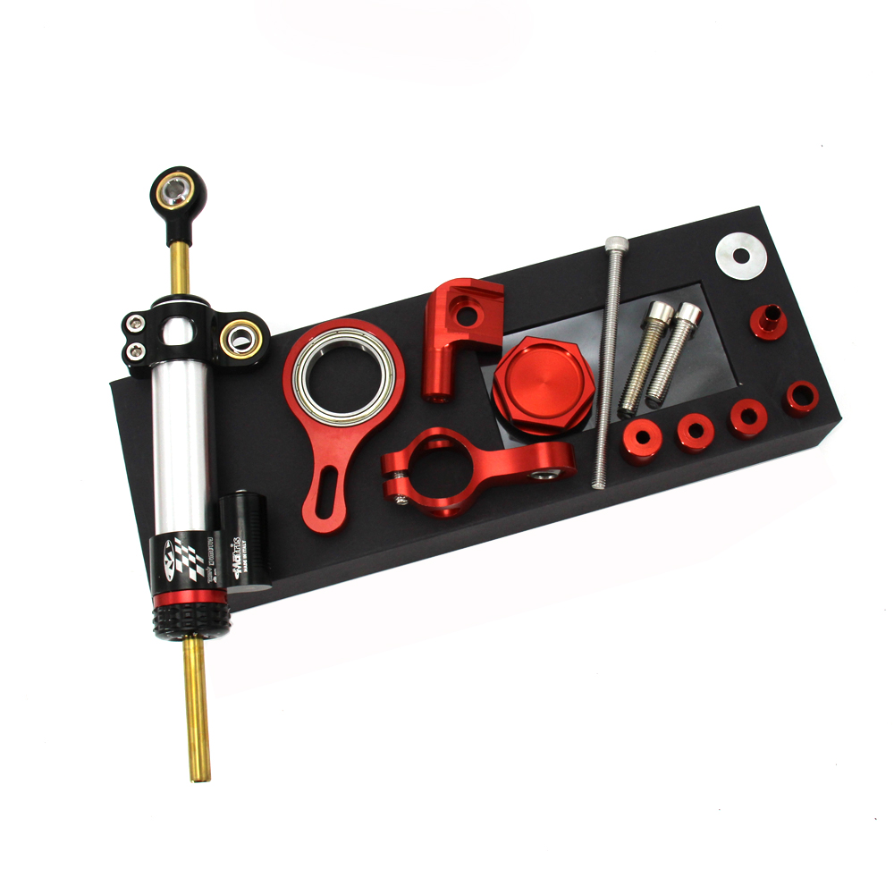 CNC-Aluminium, verstellbarer M – Steering Damper Stabilizer Kit Cnc Bewertung und Preis