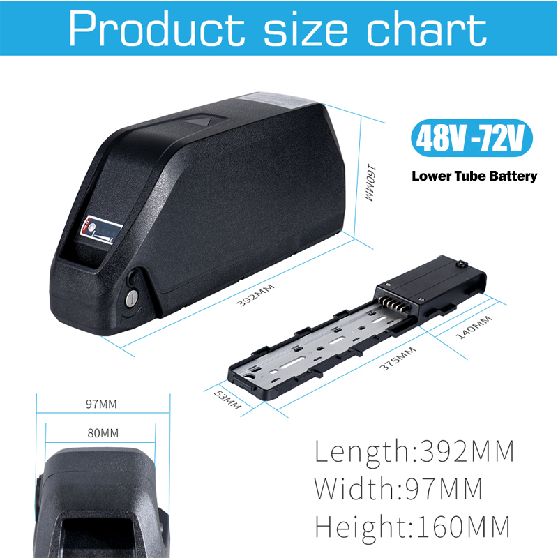 52V 50AH E-Bike Akku 21700 72V – 60V 30Ah 21700 Battery Pack Bewertung und Preis