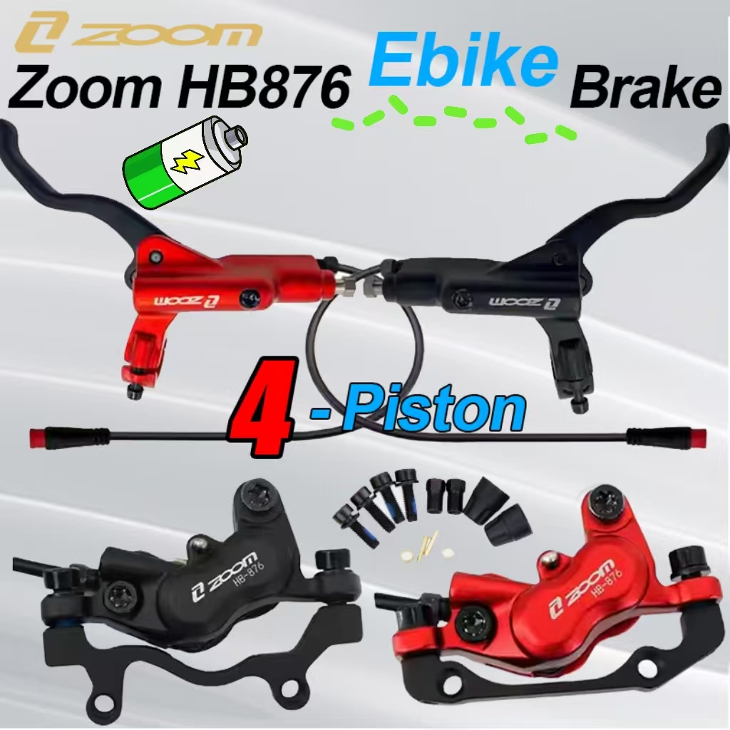 ZOOM HB-876E E-Bike 4-Kolben-h – Zoom Hydraulic Brake 4 Piston E-Scooter Bewertung und Preis