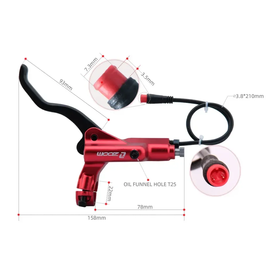 ZOOM HB-876E 4-Kolben-Scheibe, – Zoom Hydraulic Brake 4 Piston E-Scooter Bewertung und Preis
