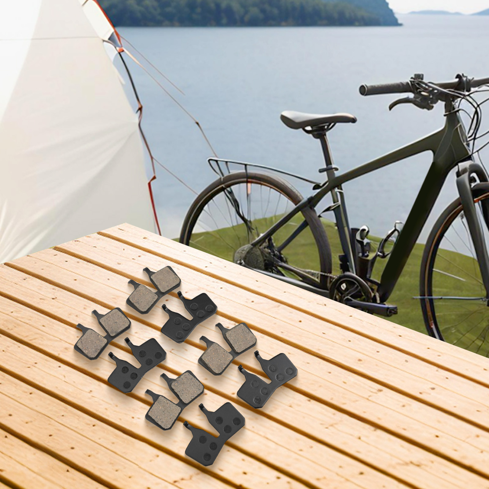 4 Paar Fahrrad-Bremsbeläge für – Magura Mt5E Hydraulic Disc Brake Bewertung und Preis